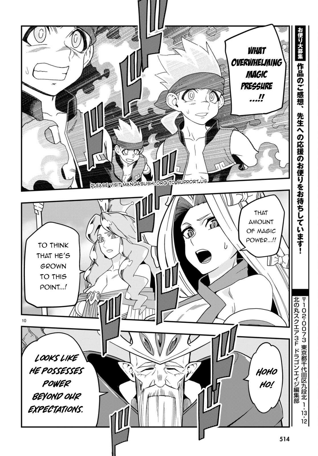 Konjiki no Moji Tsukai - Yuusha Yonin ni Makikomareta Unique Cheat chapter 106 page 10