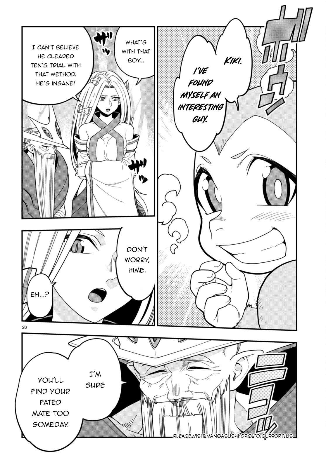 Konjiki no Moji Tsukai - Yuusha Yonin ni Makikomareta Unique Cheat chapter 106 page 20