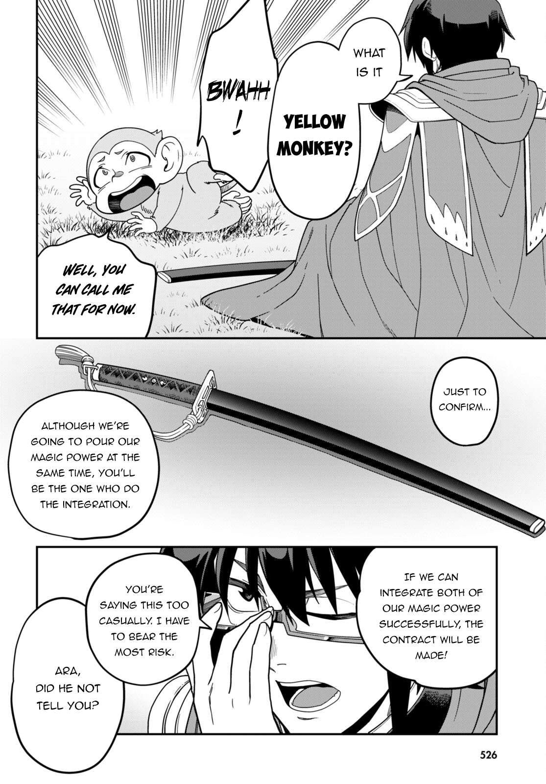 Konjiki no Moji Tsukai - Yuusha Yonin ni Makikomareta Unique Cheat chapter 106 page 22