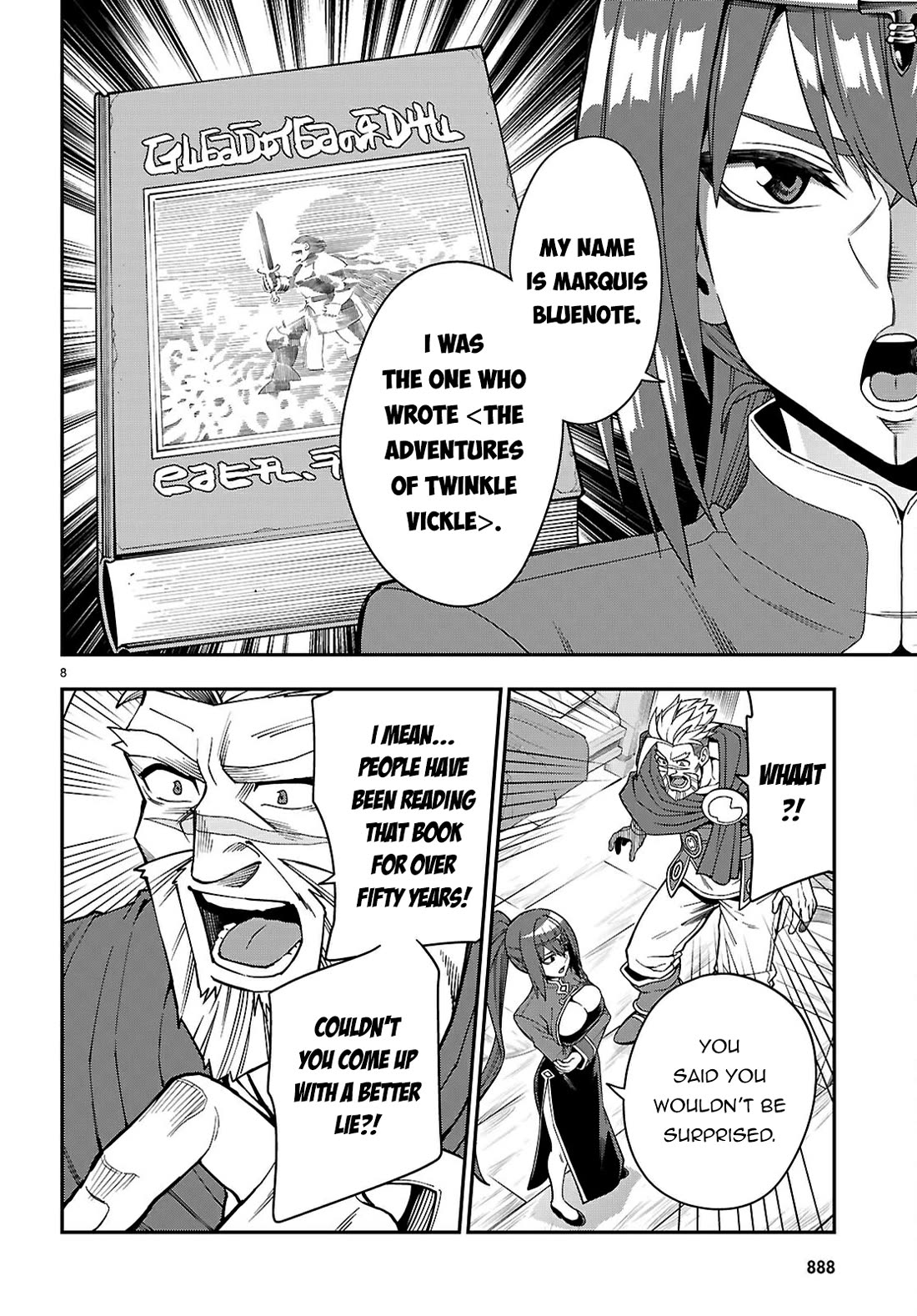 Konjiki no Moji Tsukai - Yuusha Yonin ni Makikomareta Unique Cheat chapter 115 page 9