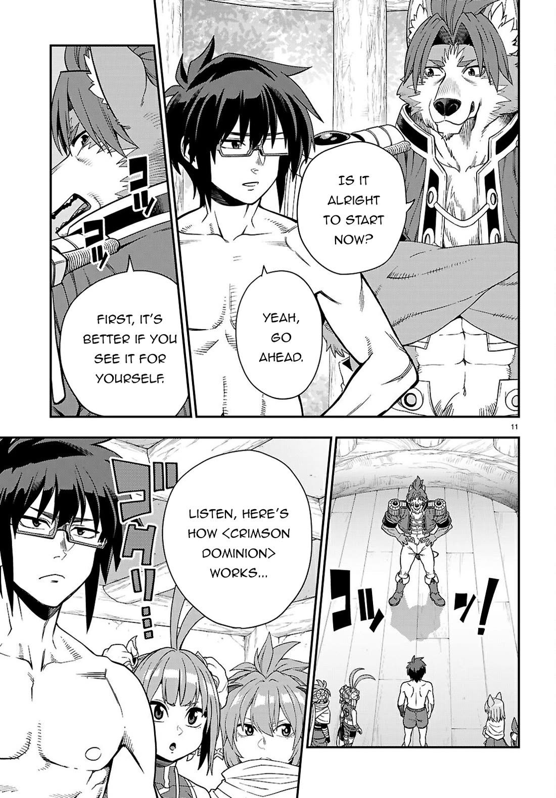 Konjiki no Moji Tsukai - Yuusha Yonin ni Makikomareta Unique Cheat chapter 116 page 12