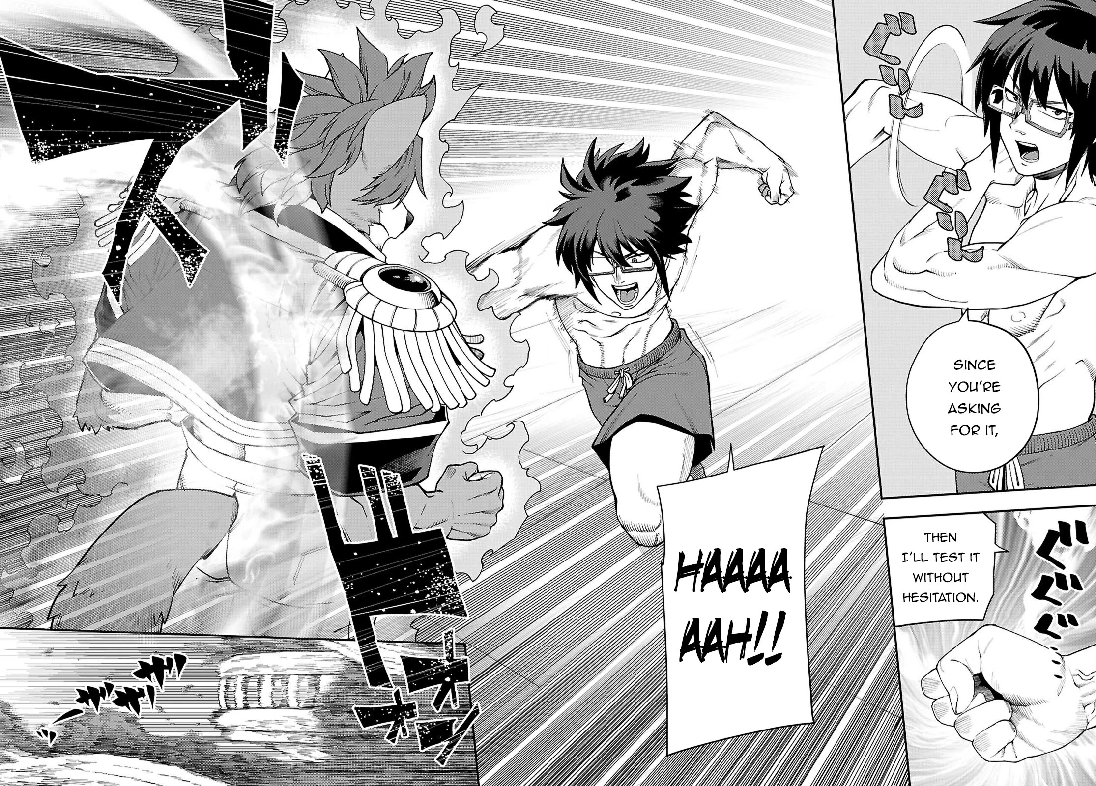 Konjiki no Moji Tsukai - Yuusha Yonin ni Makikomareta Unique Cheat chapter 116 page 17