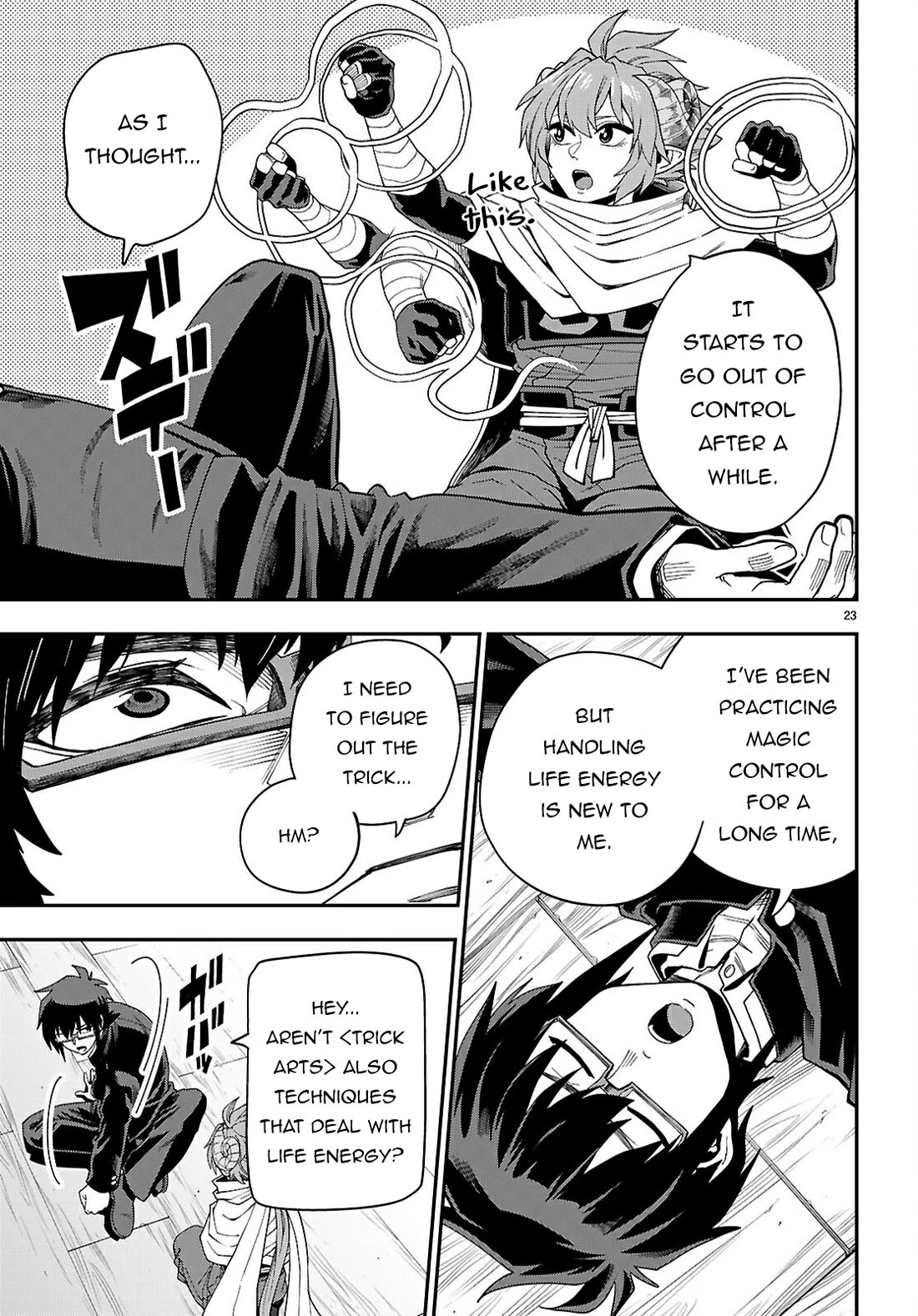 Konjiki no Moji Tsukai - Yuusha Yonin ni Makikomareta Unique Cheat chapter 116 page 25