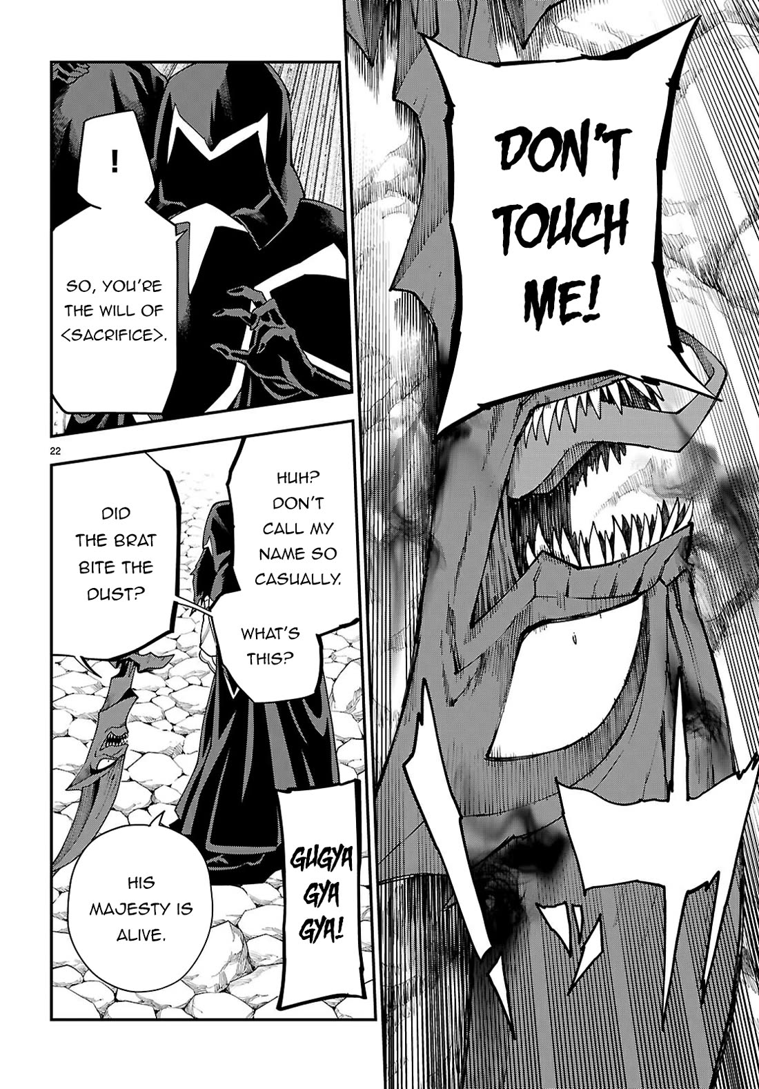 Konjiki no Moji Tsukai - Yuusha Yonin ni Makikomareta Unique Cheat chapter 117 page 22