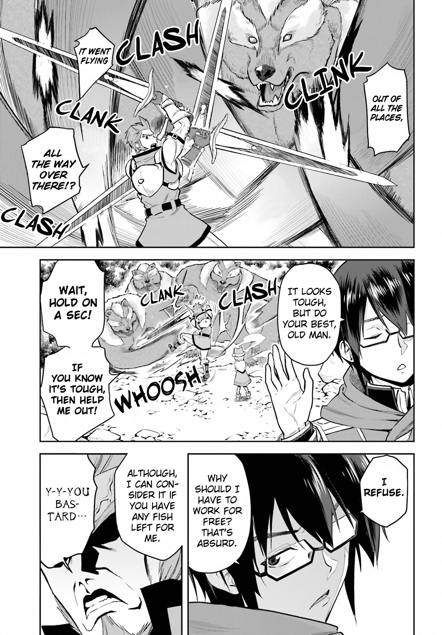 Konjiki no Moji Tsukai - Yuusha Yonin ni Makikomareta Unique Cheat chapter 5 page 19