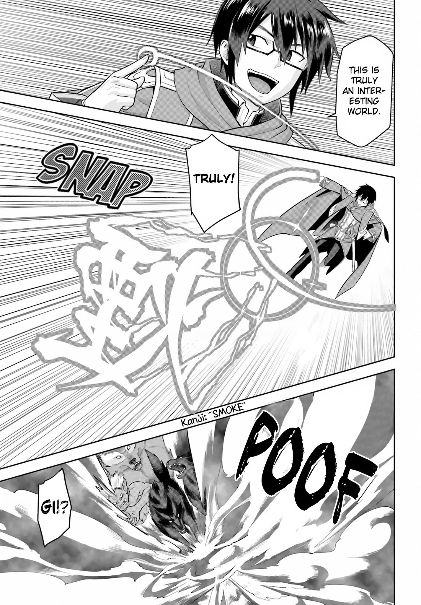 Konjiki no Moji Tsukai - Yuusha Yonin ni Makikomareta Unique Cheat chapter 5 page 5