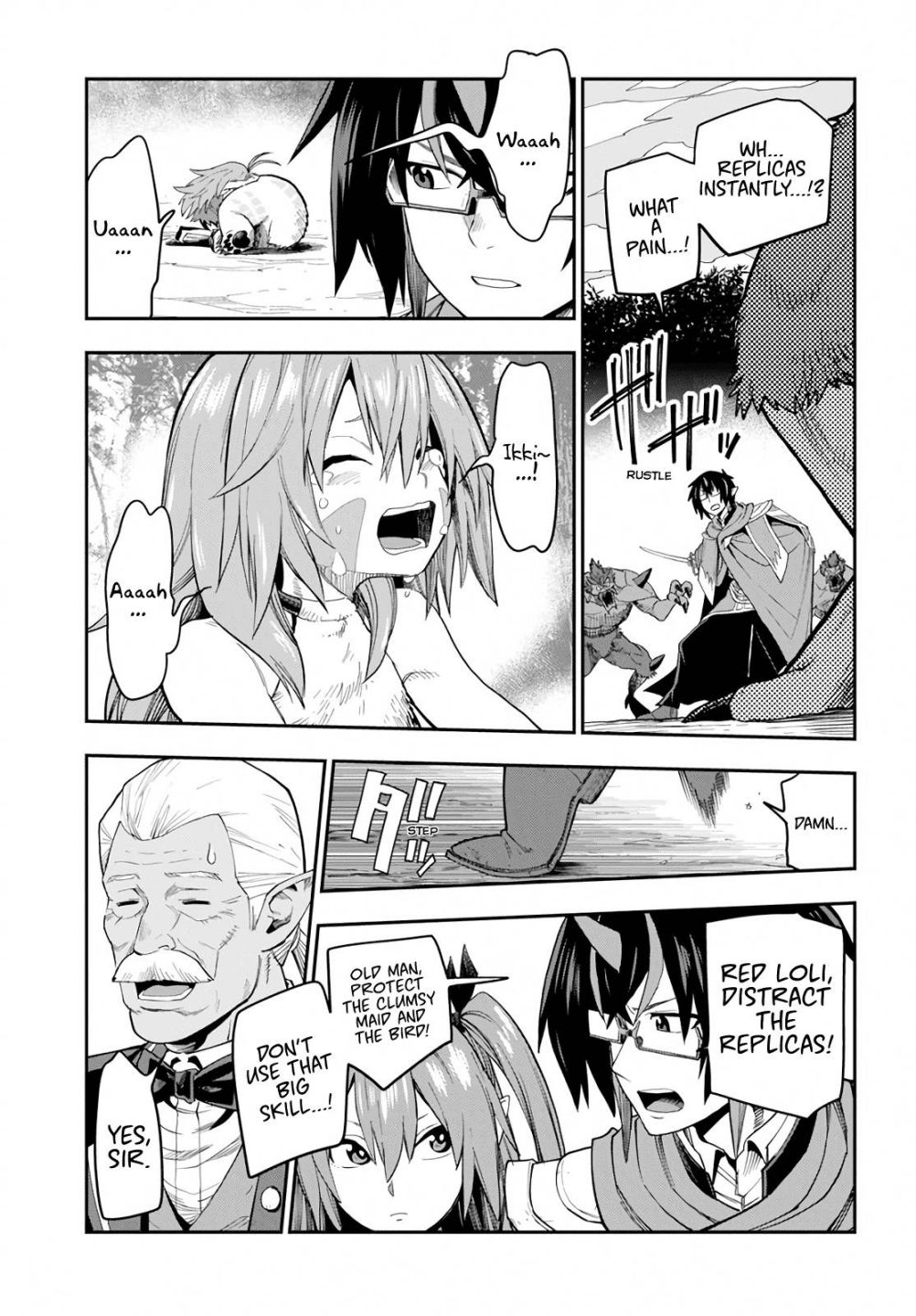 Konjiki no Moji Tsukai - Yuusha Yonin ni Makikomareta Unique Cheat chapter 55 page 5