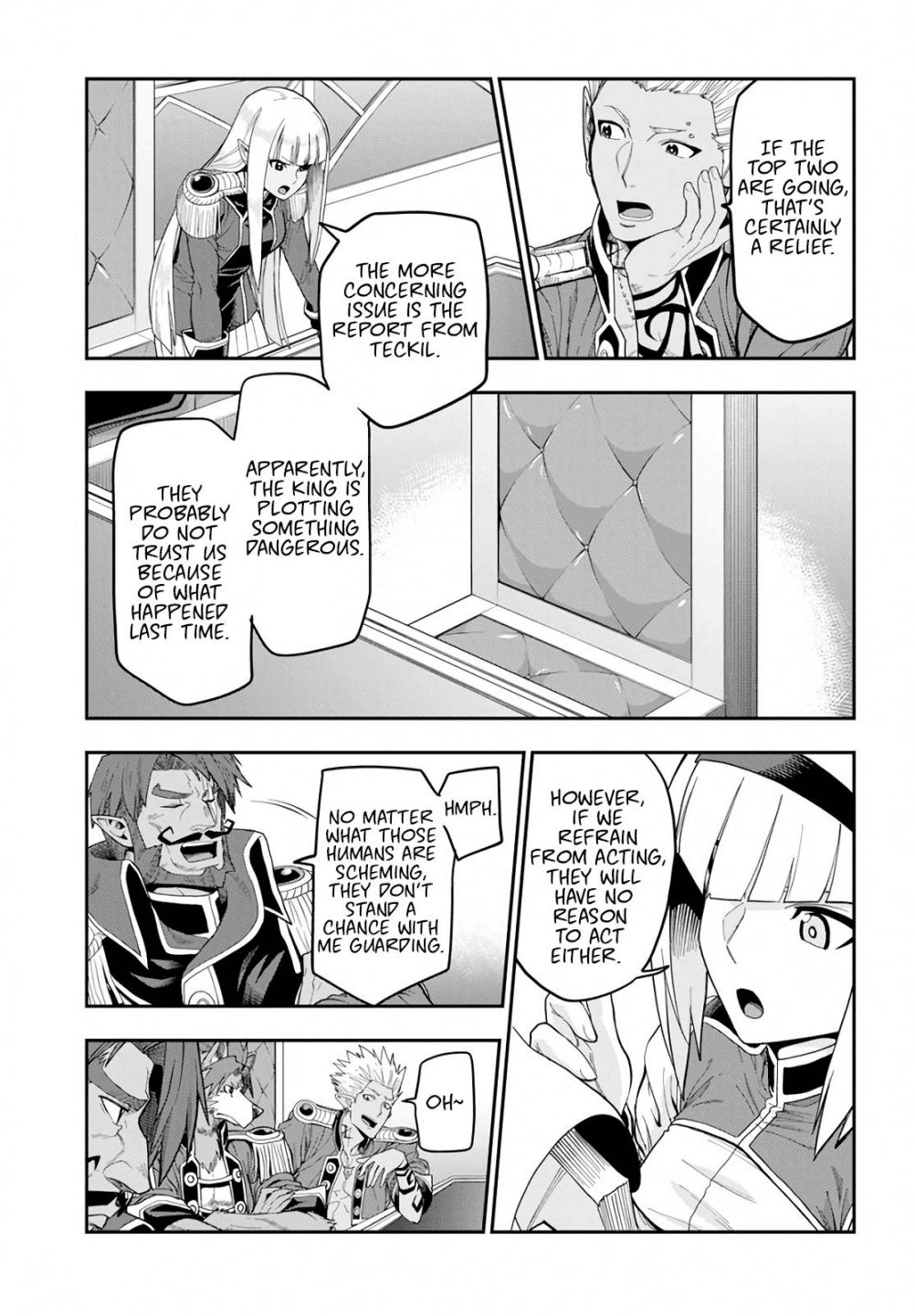 Konjiki no Moji Tsukai - Yuusha Yonin ni Makikomareta Unique Cheat chapter 56 page 3