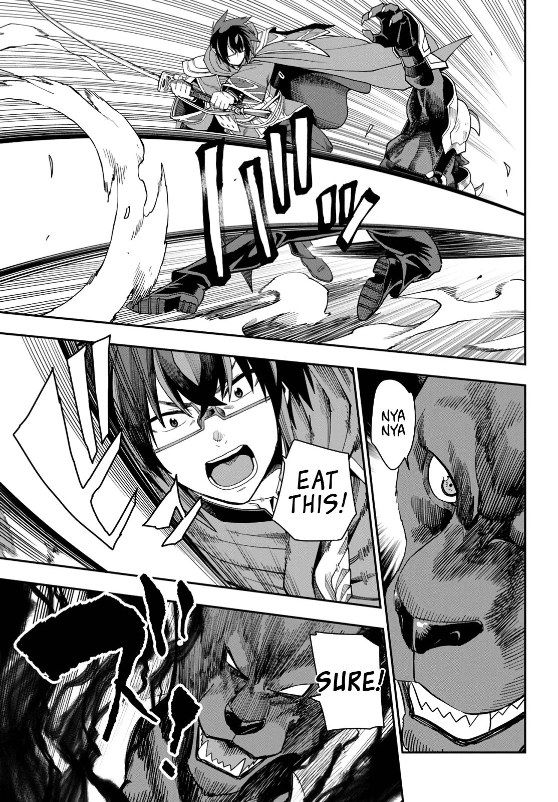 Konjiki no Moji Tsukai - Yuusha Yonin ni Makikomareta Unique Cheat chapter 67 page 9