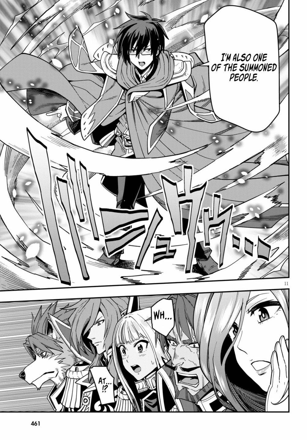 Konjiki no Moji Tsukai - Yuusha Yonin ni Makikomareta Unique Cheat chapter 72 page 13