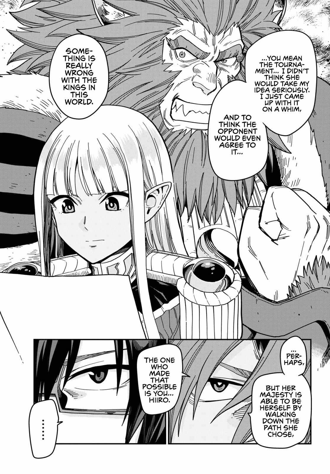 Konjiki no Moji Tsukai - Yuusha Yonin ni Makikomareta Unique Cheat chapter 77 page 7