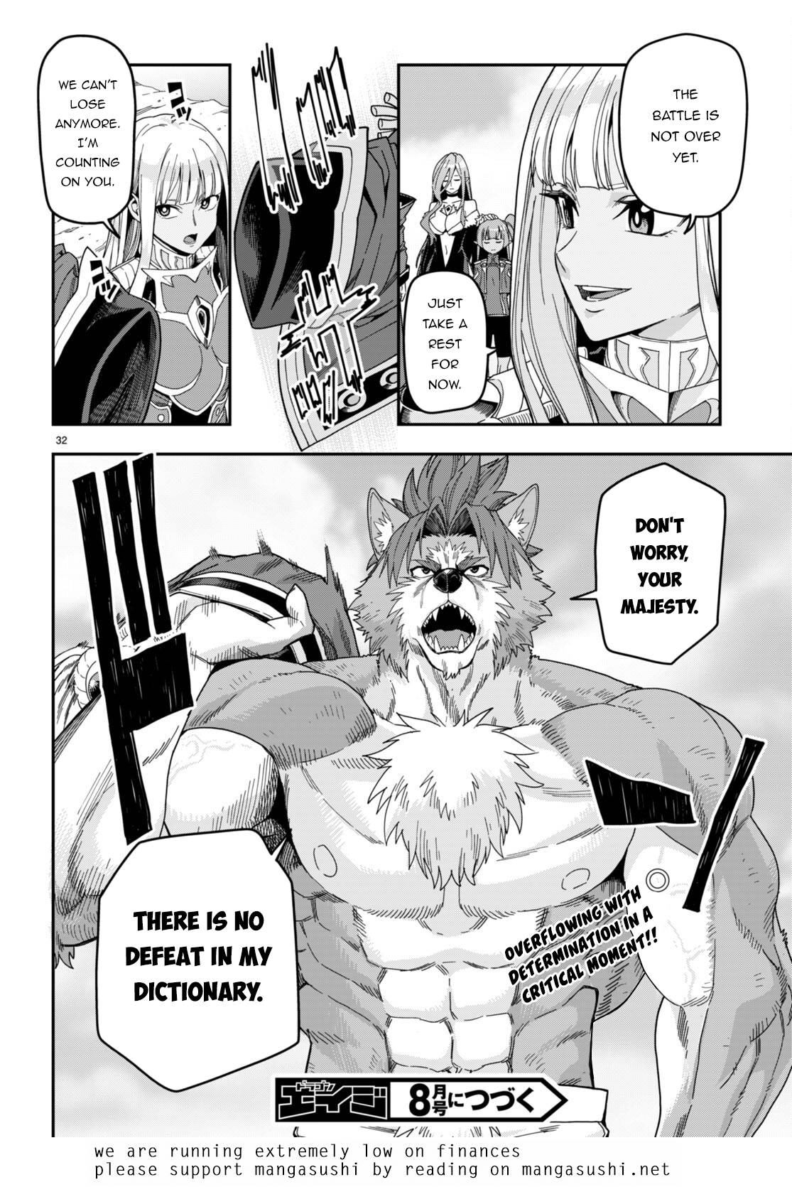 Konjiki no Moji Tsukai - Yuusha Yonin ni Makikomareta Unique Cheat chapter 87 page 32