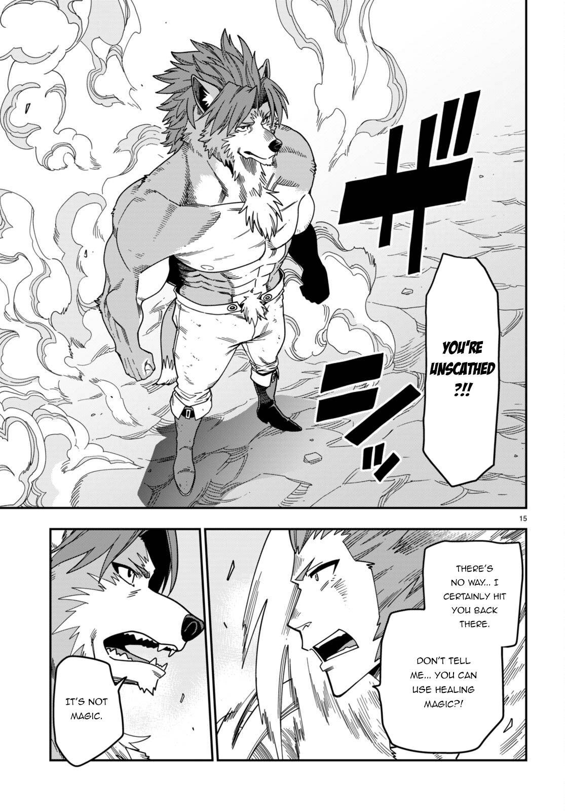 Konjiki no Moji Tsukai - Yuusha Yonin ni Makikomareta Unique Cheat chapter 88 page 15