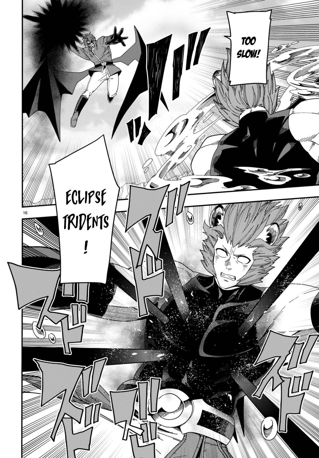 Konjiki no Moji Tsukai - Yuusha Yonin ni Makikomareta Unique Cheat chapter 89 page 16