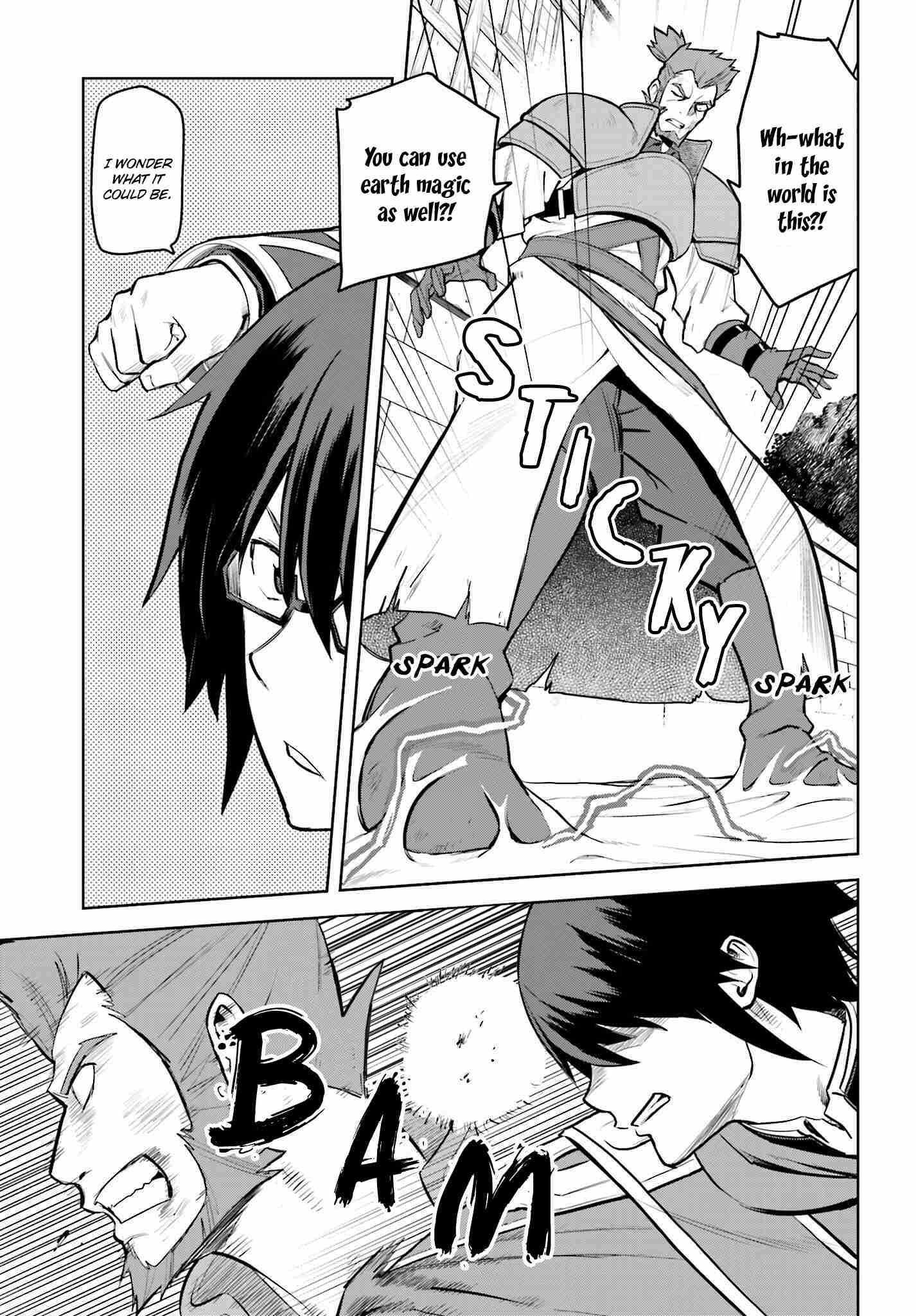 Konjiki no Moji Tsukai - Yuusha Yonin ni Makikomareta Unique Cheat chapter 9.5 page 9