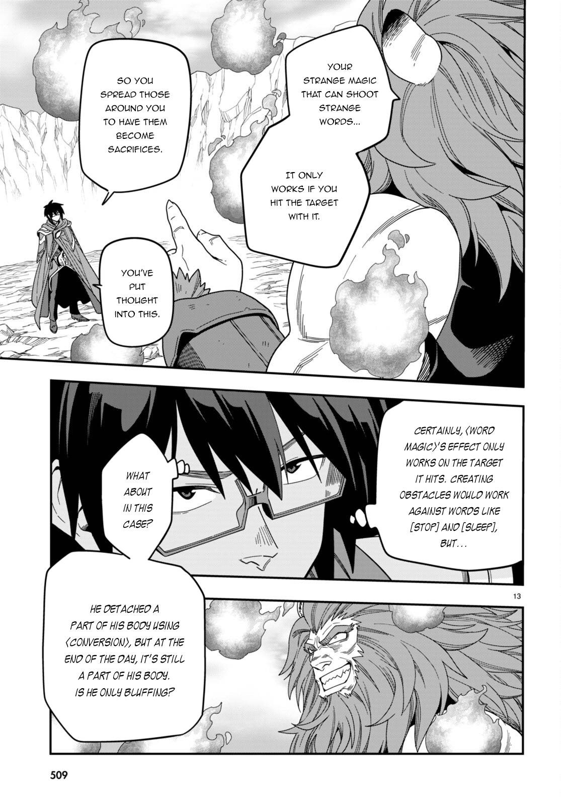 Konjiki no Moji Tsukai - Yuusha Yonin ni Makikomareta Unique Cheat chapter 91 page 16