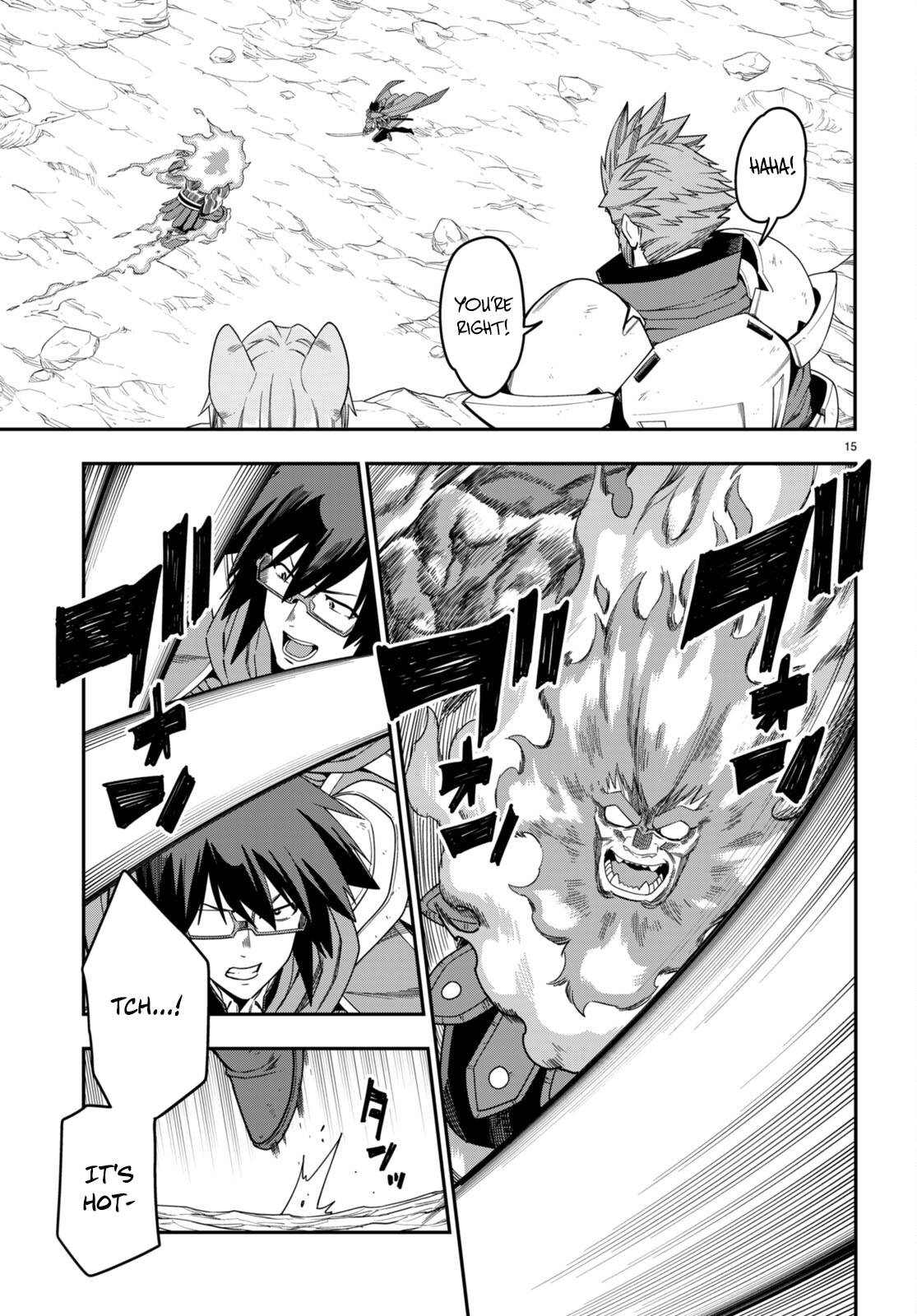 Konjiki no Moji Tsukai - Yuusha Yonin ni Makikomareta Unique Cheat chapter 92 page 16