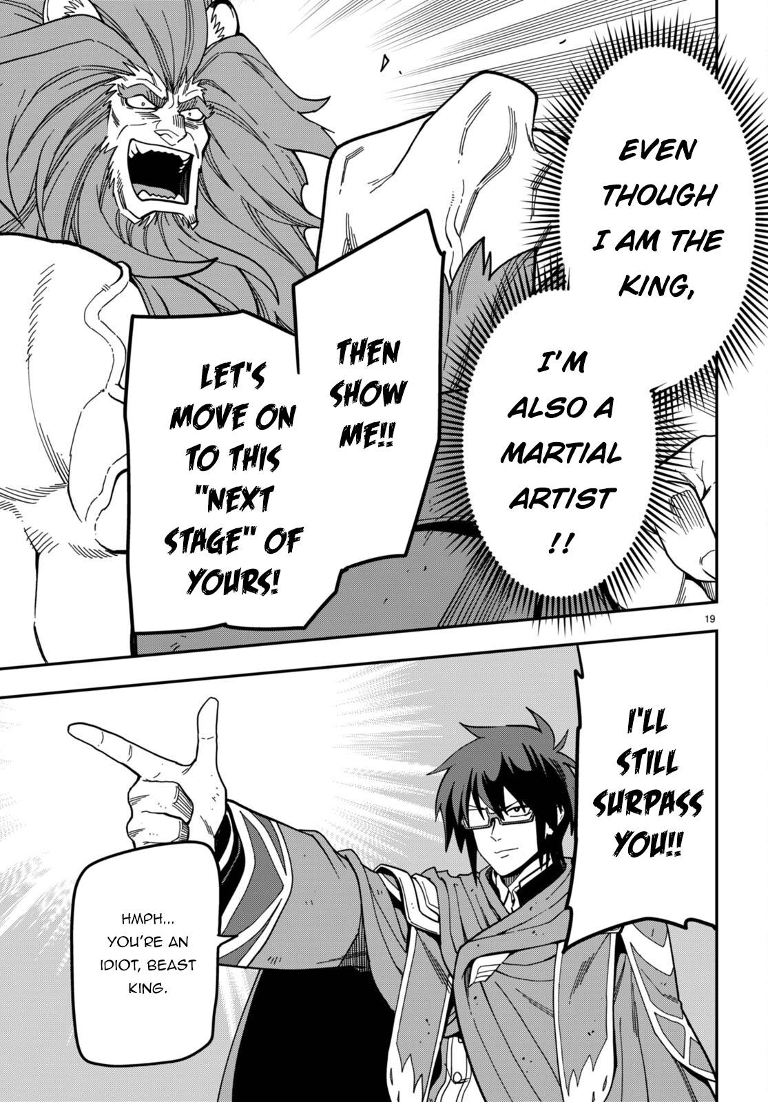 Konjiki no Moji Tsukai - Yuusha Yonin ni Makikomareta Unique Cheat chapter 93 page 19