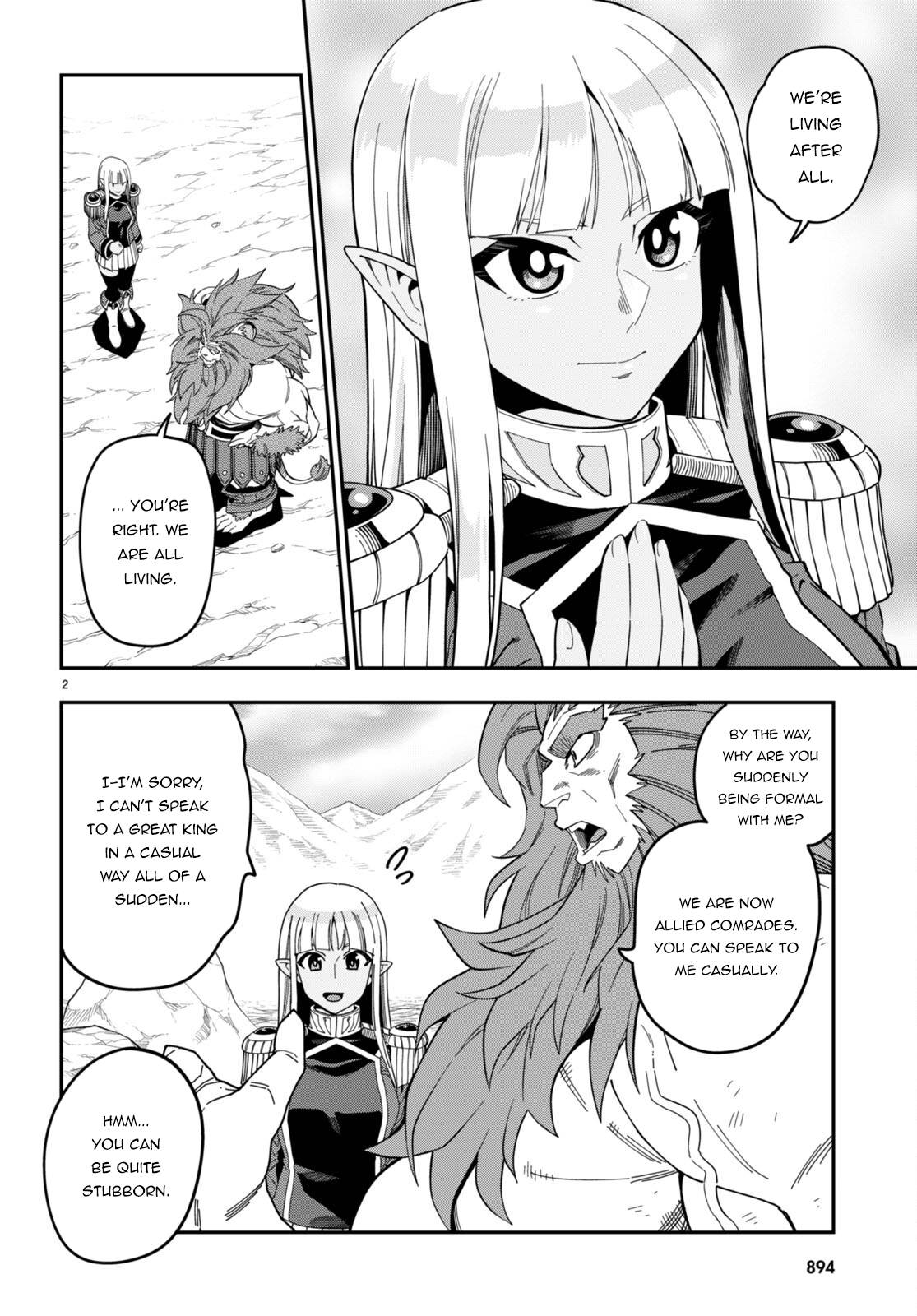 Konjiki no Moji Tsukai - Yuusha Yonin ni Makikomareta Unique Cheat chapter 95.5 page 3