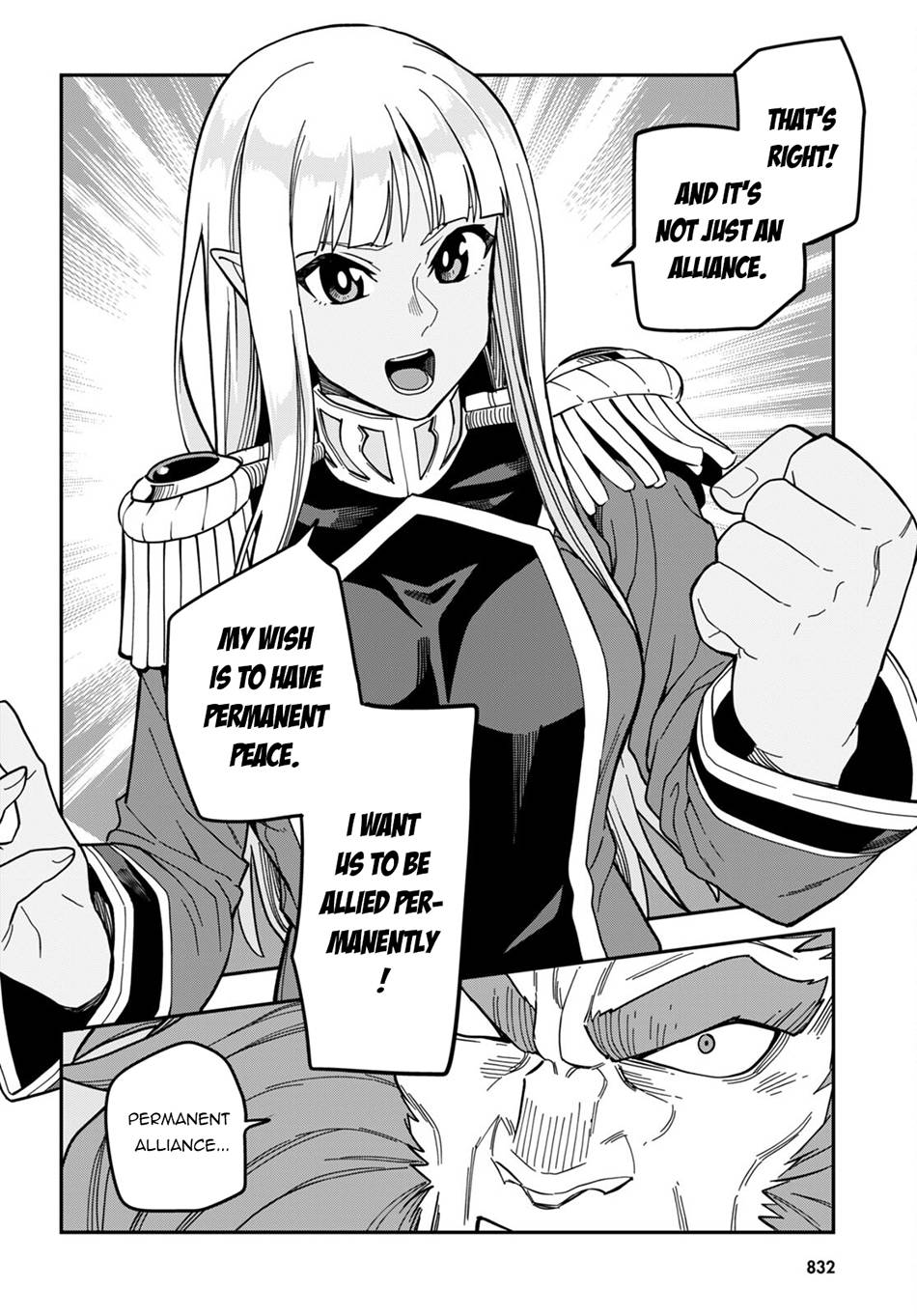 Konjiki no Moji Tsukai - Yuusha Yonin ni Makikomareta Unique Cheat chapter 95 page 14