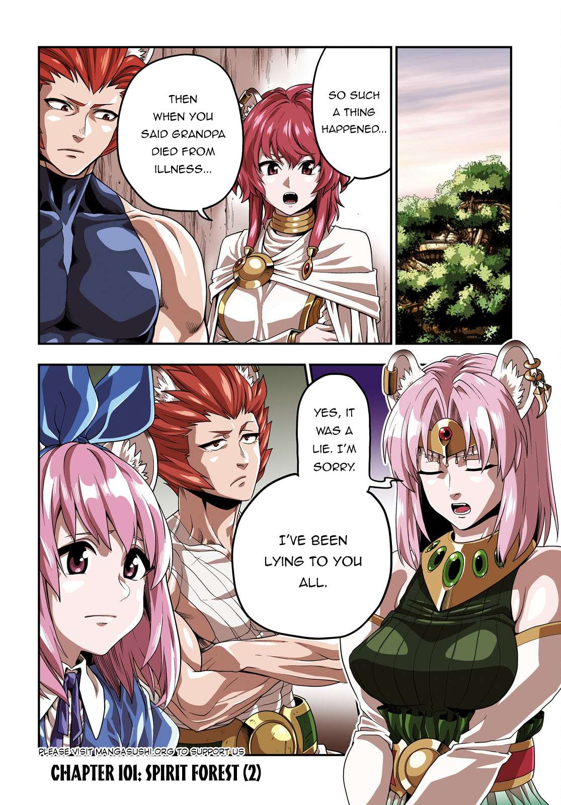 Konjiki no Word Master – Yuusha Yonin ni Makikomareta Unique Cheat chapter 101 page 3