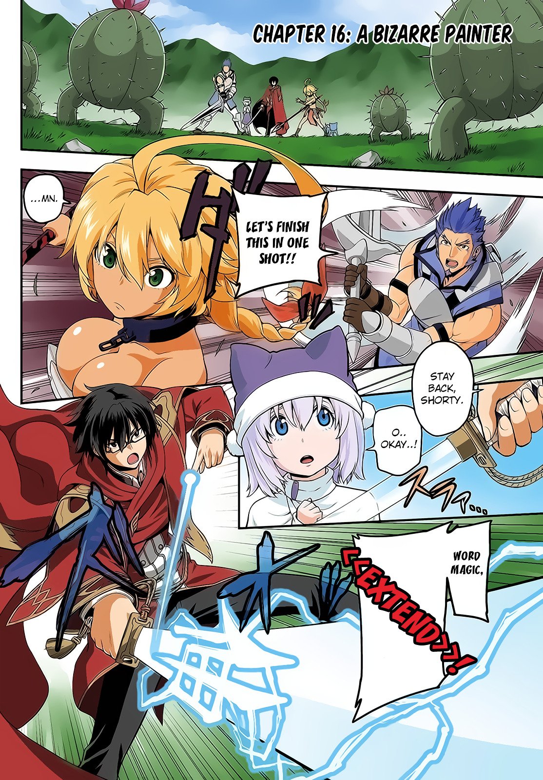 Konjiki no Word Master – Yuusha Yonin ni Makikomareta Unique Cheat chapter 16 page 2