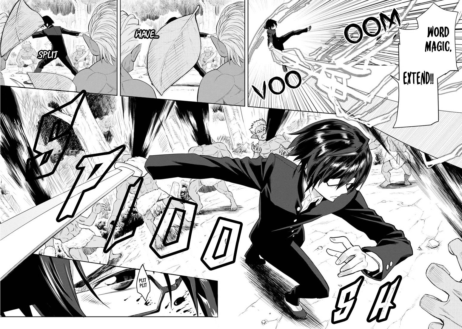 Konjiki no Word Master – Yuusha Yonin ni Makikomareta Unique Cheat chapter 3 page 14