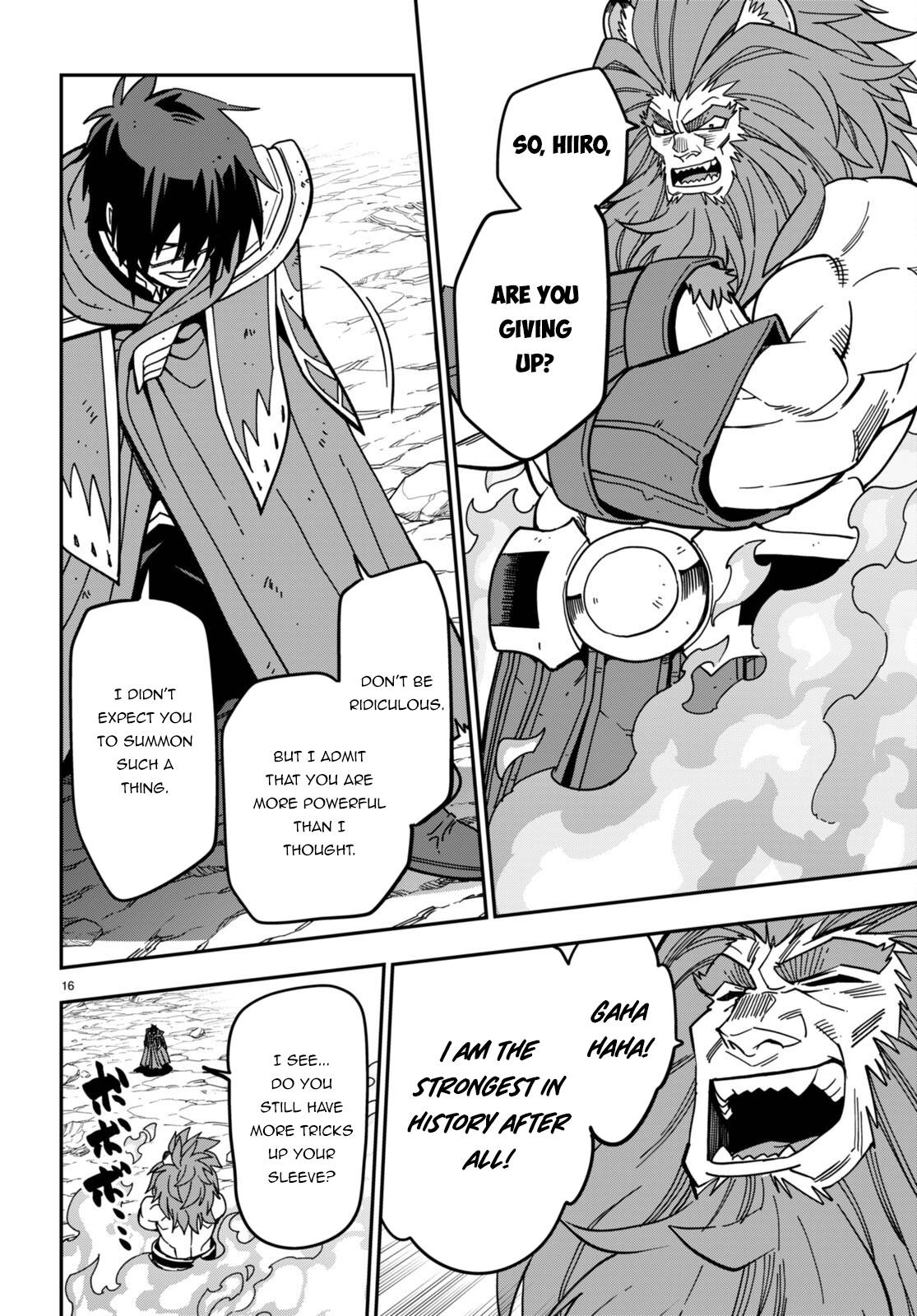 Konjiki no Word Master – Yuusha Yonin ni Makikomareta Unique Cheat chapter 93 page 16