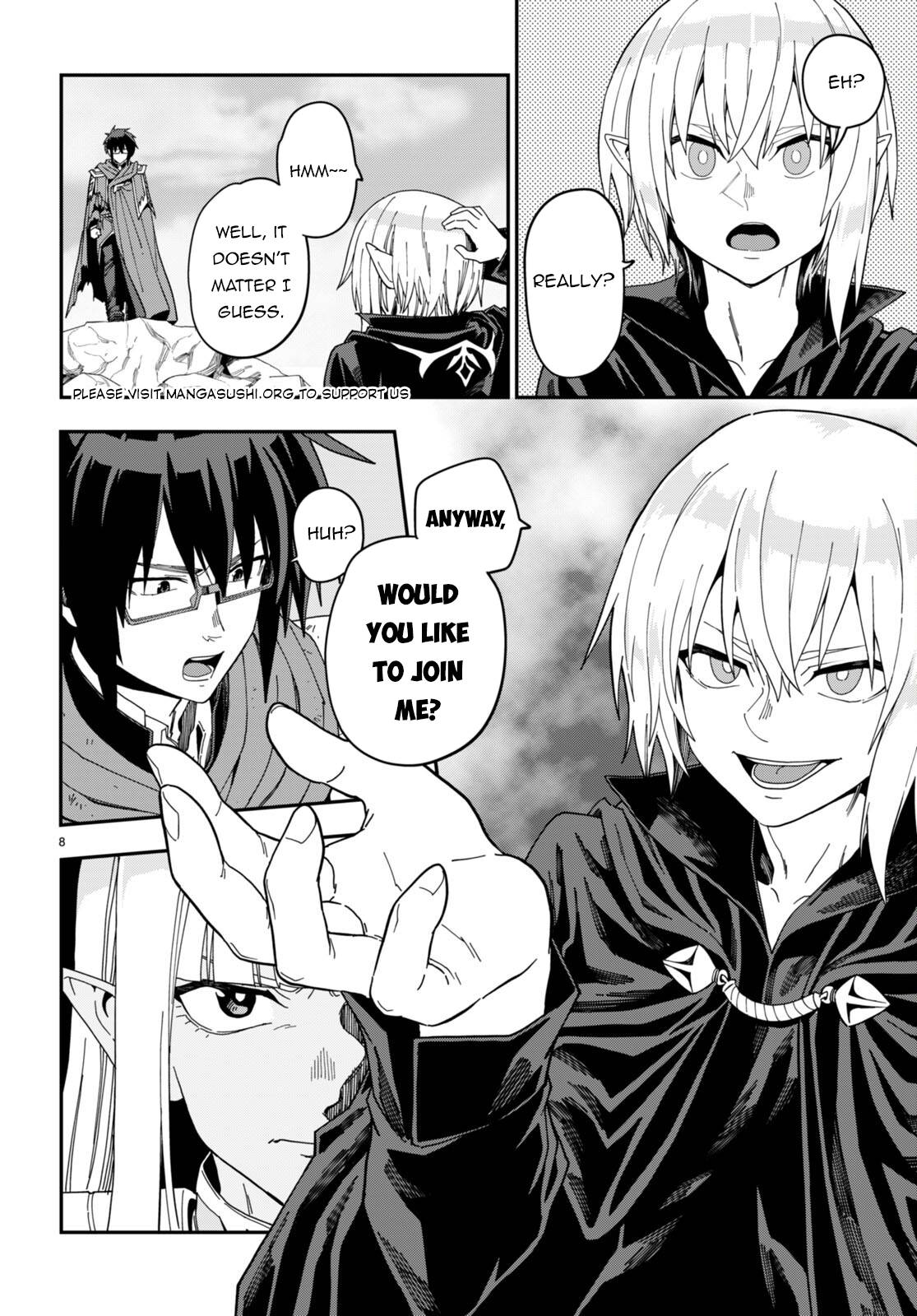 Konjiki no Word Master – Yuusha Yonin ni Makikomareta Unique Cheat chapter 96 page 11