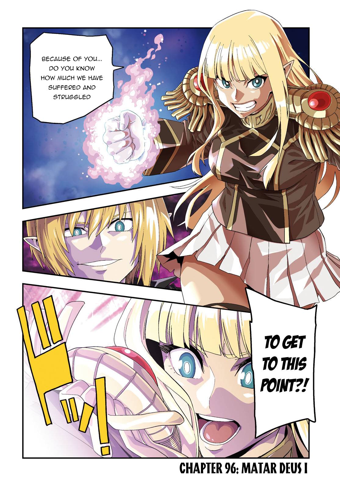 Konjiki no Word Master – Yuusha Yonin ni Makikomareta Unique Cheat chapter 96 page 3