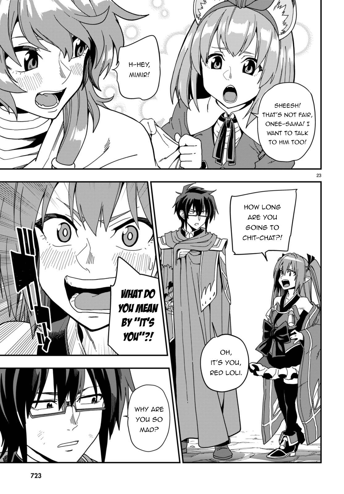 Konjiki no Word Master – Yuusha Yonin ni Makikomareta Unique Cheat chapter 97 page 23