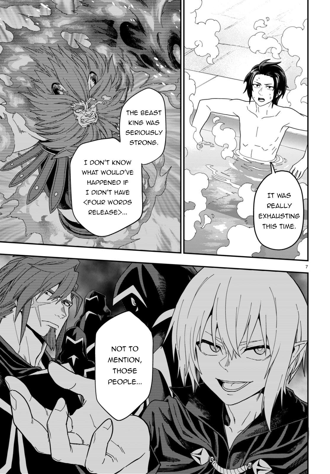 Konjiki no Word Master – Yuusha Yonin ni Makikomareta Unique Cheat chapter 98 page 7