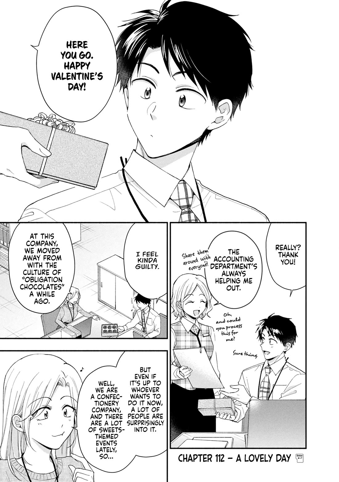 Kono Kaisha ni Suki na Hito ga Imasu chapter 112 page 1