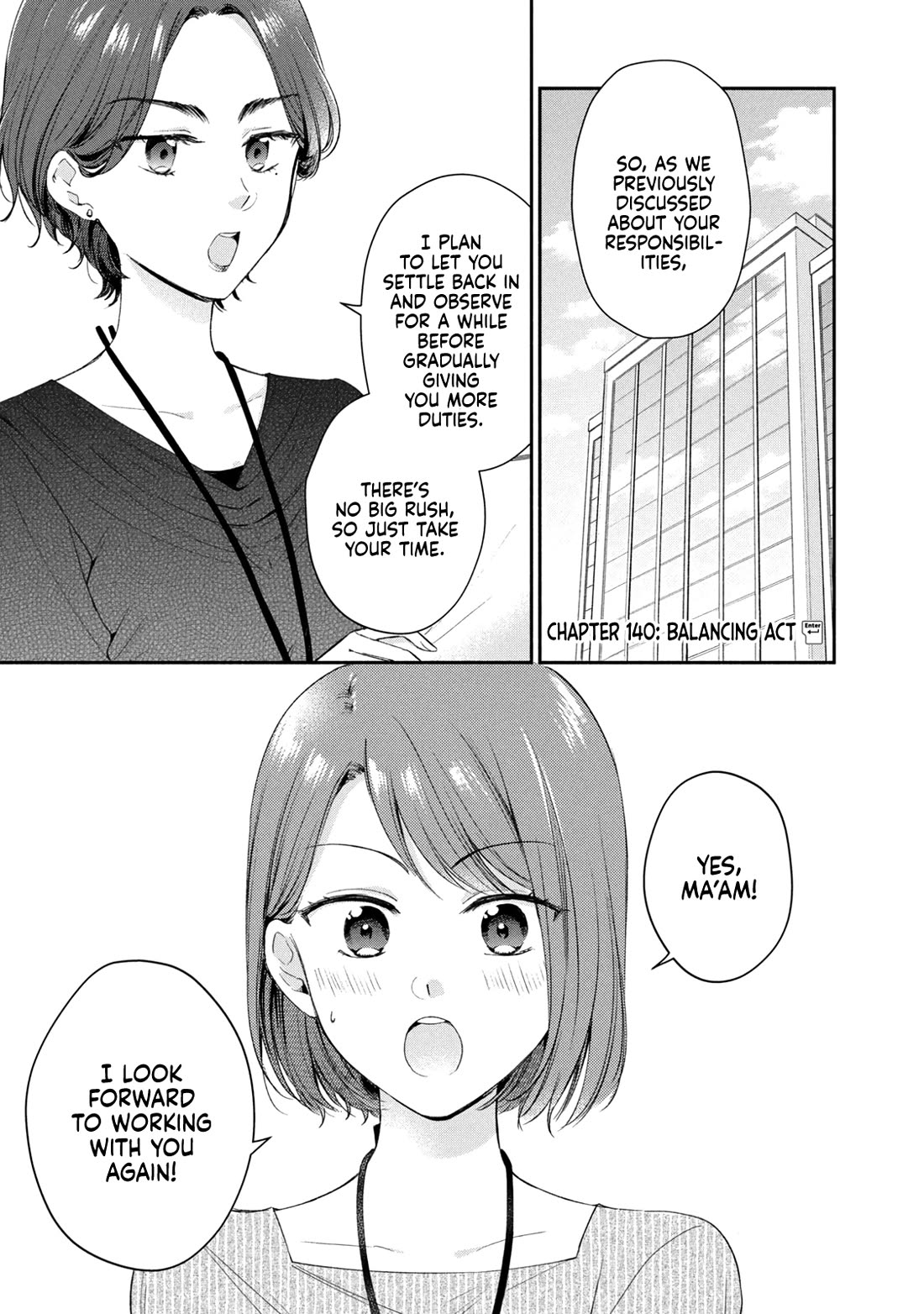 Kono Kaisha ni Suki na Hito ga Imasu chapter 140 page 1