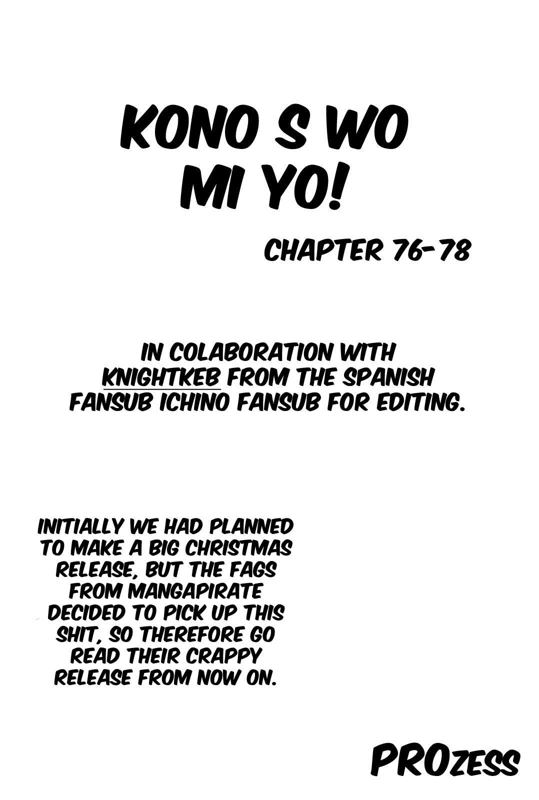 Kono S o, Mi yo! chapter 78 page 17