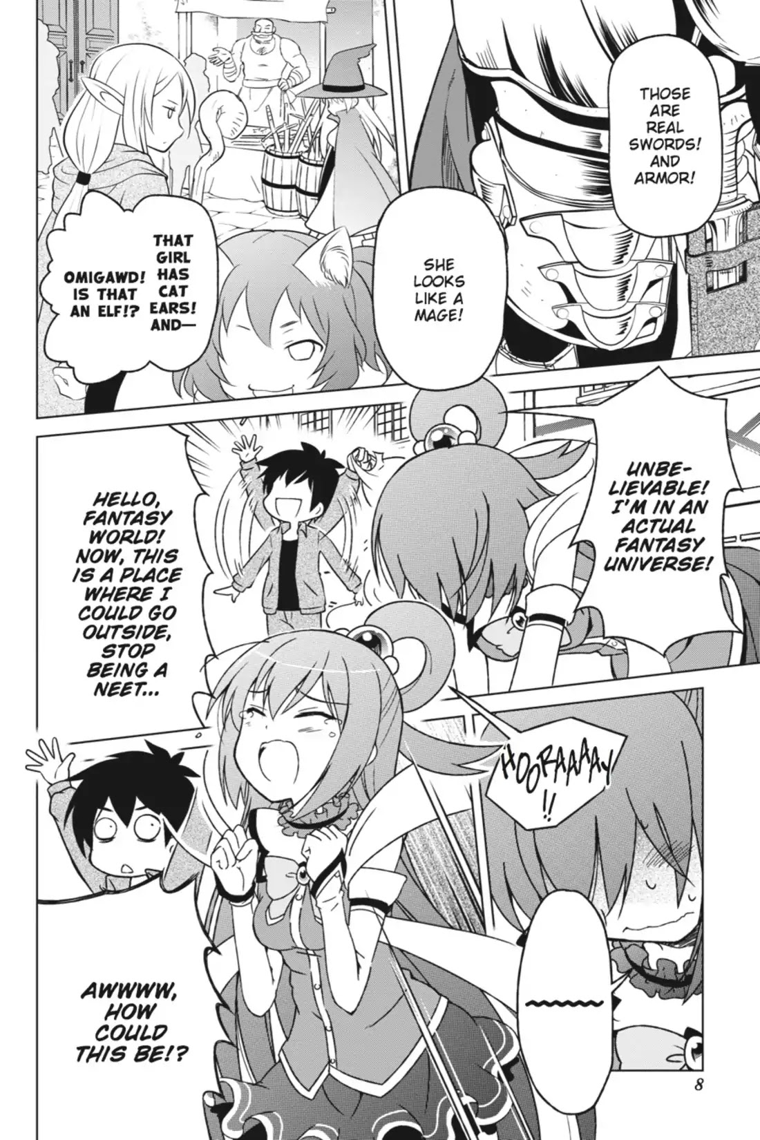 Kono Subarashii Sekai ni Shukufuku o! chapter 1 page 8