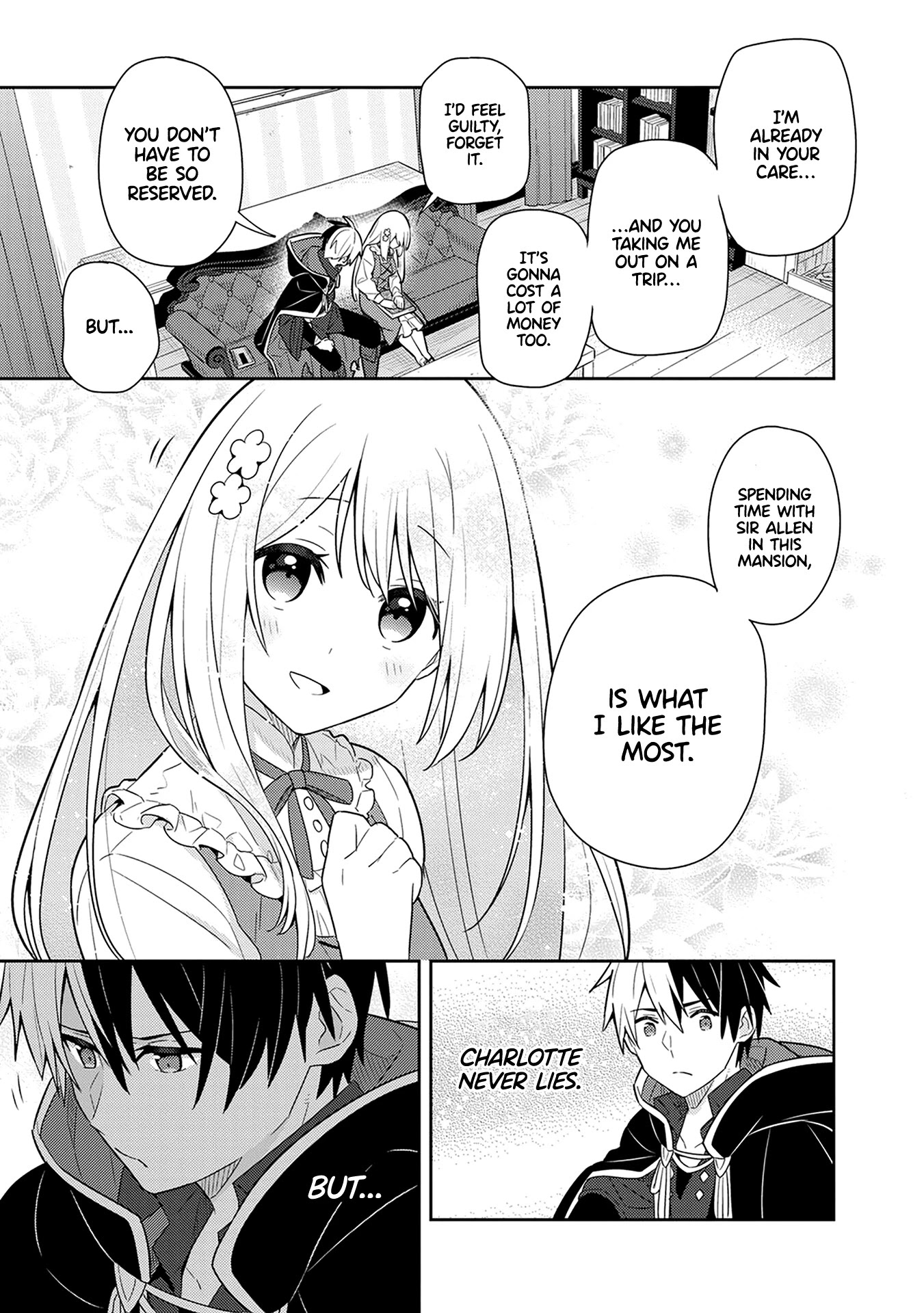 Konyaku Haki Sareta Reijo Wo Hirotta Ore Ga, Ikenai Koto Wo Oshiekomu Oishi Mono Wo Tabesasete Oshare Wo Sasete, Sekaichi Shiawasena Shojo Ni Produce! chapter 22 page 7