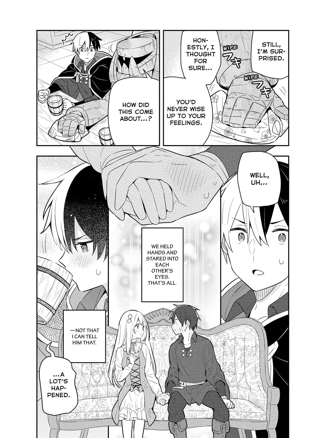 Konyaku Haki Sareta Reijo Wo Hirotta Ore Ga, Ikenai Koto Wo Oshiekomu Oishi Mono Wo Tabesasete Oshare Wo Sasete, Sekaichi Shiawasena Shojo Ni Produce! chapter 37 page 10