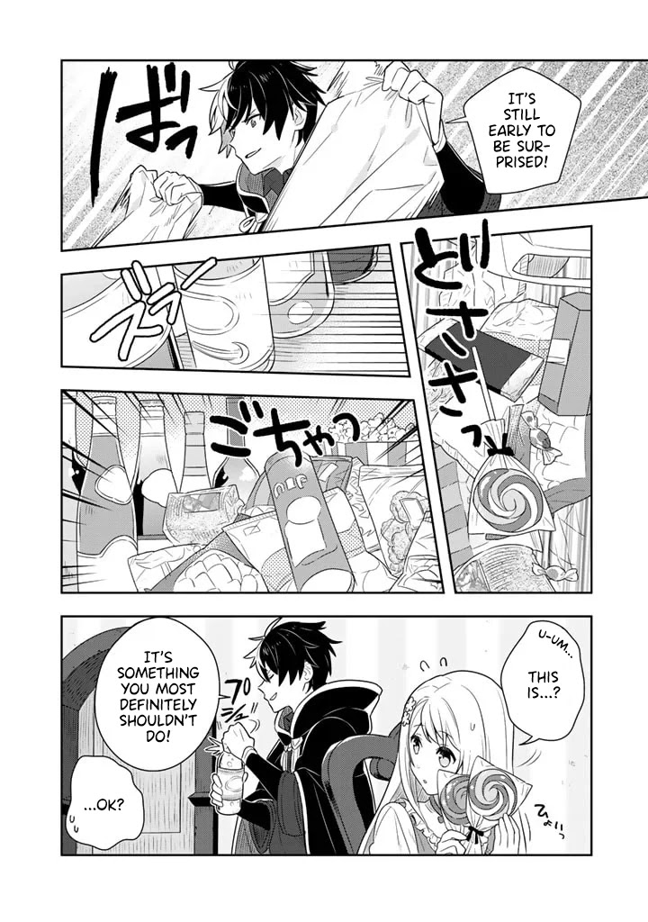 Konyaku Haki Sareta Reijo Wo Hirotta Ore Ga, Ikenai Koto Wo Oshiekomu Oishi Mono Wo Tabesasete Oshare Wo Sasete, Sekaichi Shiawasena Shojo Ni Produce! chapter 4 page 12