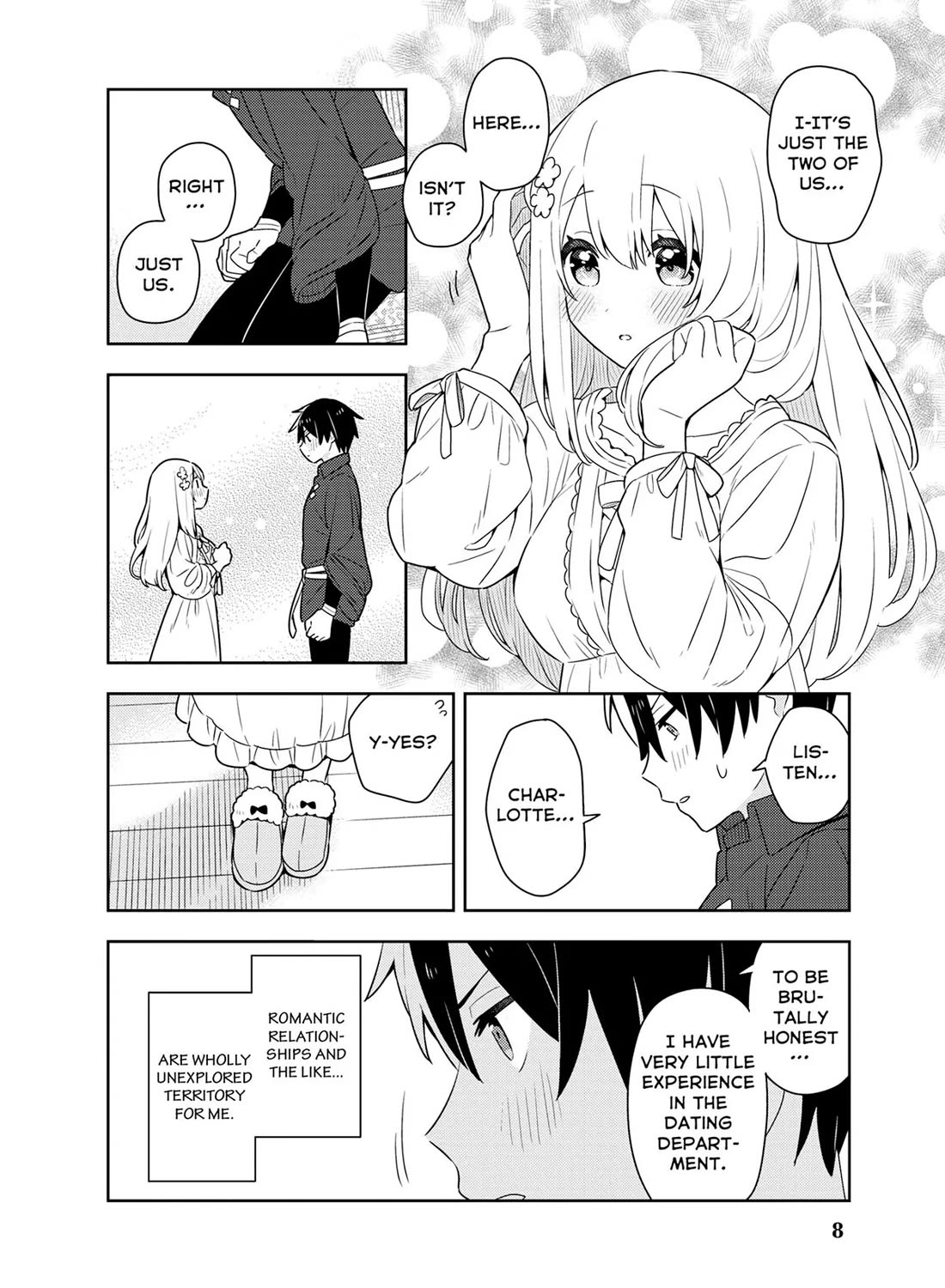 Konyaku Haki Sareta Reijo Wo Hirotta Ore Ga, Ikenai Koto Wo Oshiekomu Oishi Mono Wo Tabesasete Oshare Wo Sasete, Sekaichi Shiawasena Shojo Ni Produce! chapter 43 page 9