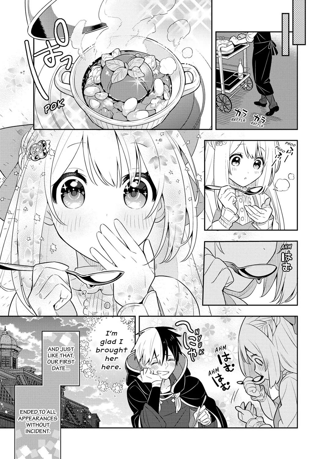 Konyaku Haki Sareta Reijo Wo Hirotta Ore Ga, Ikenai Koto Wo Oshiekomu Oishi Mono Wo Tabesasete Oshare Wo Sasete, Sekaichi Shiawasena Shojo Ni Produce! chapter 46 page 7