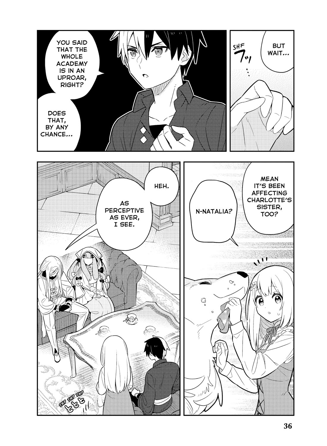 Konyaku Haki Sareta Reijo Wo Hirotta Ore Ga, Ikenai Koto Wo Oshiekomu Oishi Mono Wo Tabesasete Oshare Wo Sasete, Sekaichi Shiawasena Shojo Ni Produce! chapter 48 page 36