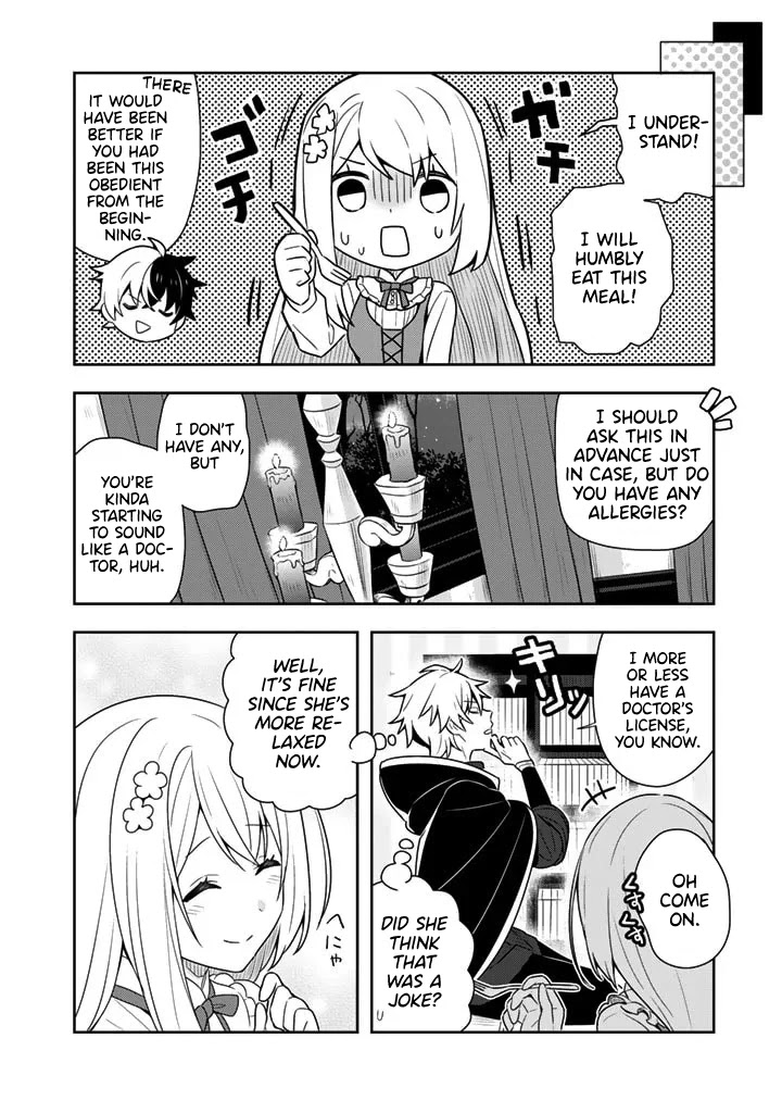 Konyaku Haki Sareta Reijo Wo Hirotta Ore Ga, Ikenai Koto Wo Oshiekomu Oishi Mono Wo Tabesasete Oshare Wo Sasete, Sekaichi Shiawasena Shojo Ni Produce! chapter 5 page 1