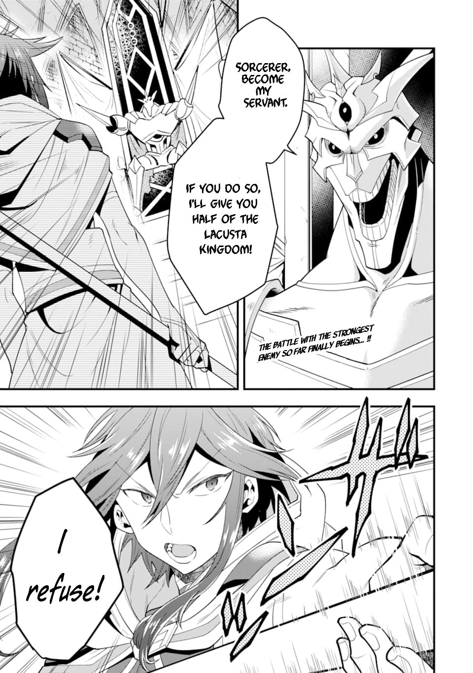 Kouryakuhon o Kushi Suru Saikyou no Mahoutsukai ~ meirei sa sero to wa Iwa Senai Oreryuu Mao Tobatsu Saizen Ruuto ~ chapter 11 page 2