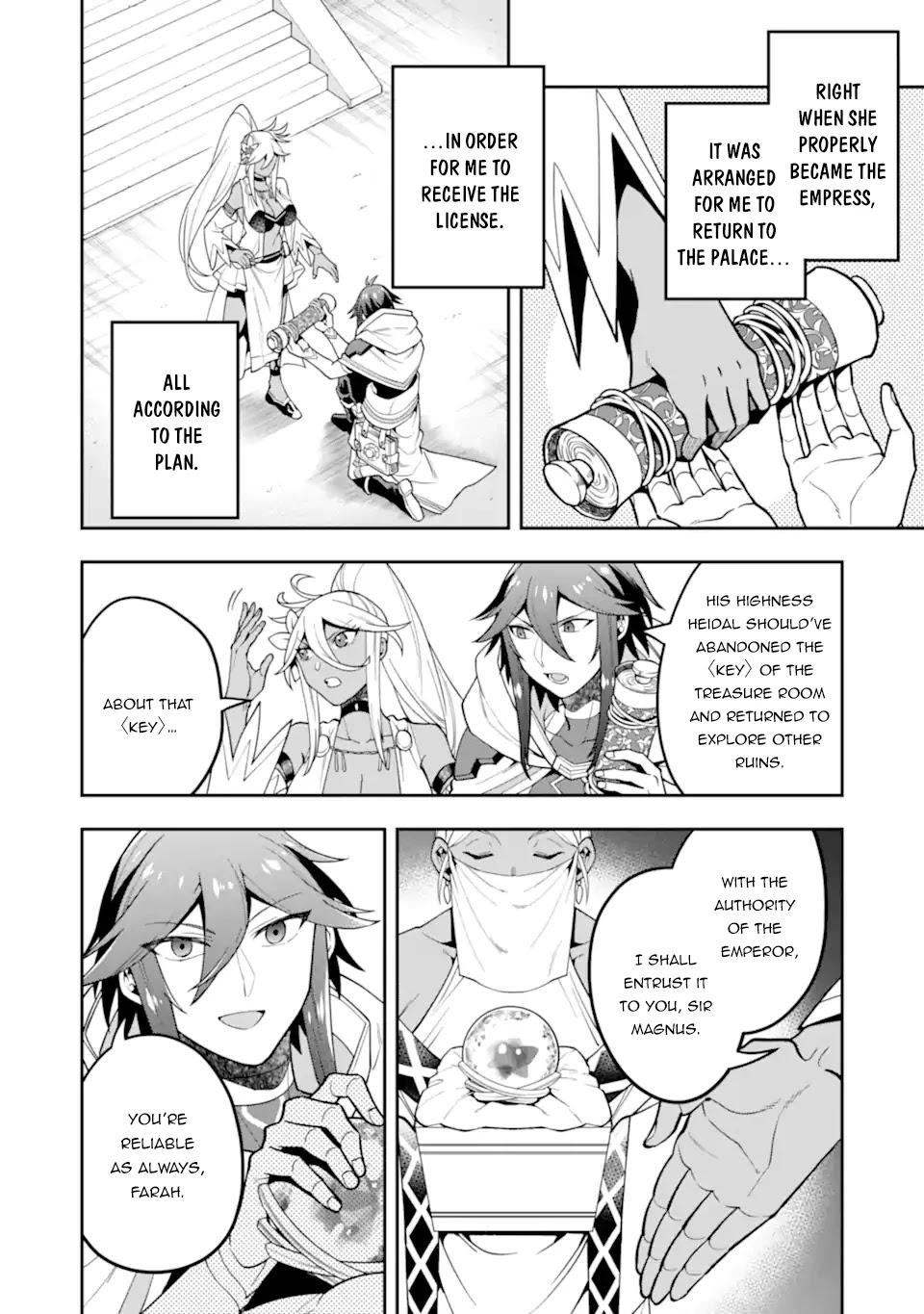 Kouryakuhon o Kushi Suru Saikyou no Mahoutsukai ~ meirei sa sero to wa Iwa Senai Oreryuu Mao Tobatsu Saizen Ruuto ~ chapter 28 page 3