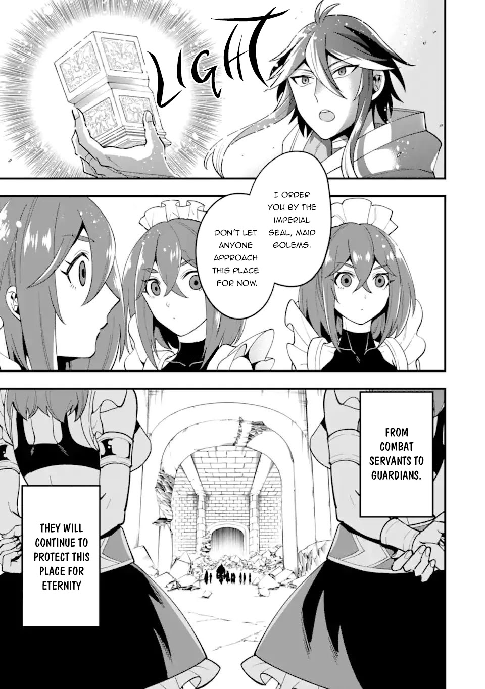 Kouryakuhon o Kushi Suru Saikyou no Mahoutsukai ~ meirei sa sero to wa Iwa Senai Oreryuu Mao Tobatsu Saizen Ruuto ~ chapter 30 page 4