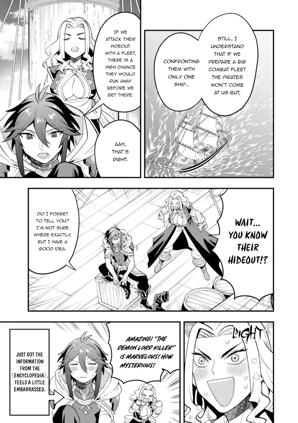 Kouryakuhon o Kushi Suru Saikyou no Mahoutsukai ~ meirei sa sero to wa Iwa Senai Oreryuu Mao Tobatsu Saizen Ruuto ~ chapter 35.1 page 12