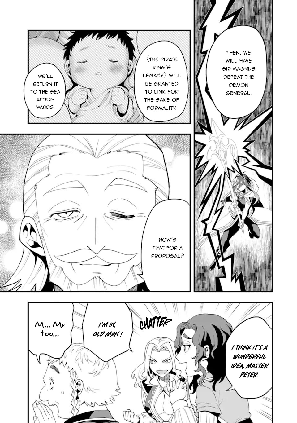 Kouryakuhon o Kushi Suru Saikyou no Mahoutsukai ~ meirei sa sero to wa Iwa Senai Oreryuu Mao Tobatsu Saizen Ruuto ~ chapter 37.1 page 12