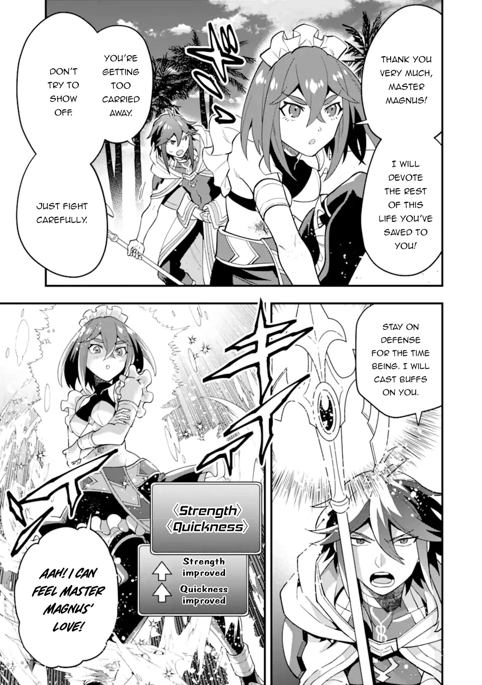 Kouryakuhon o Kushi Suru Saikyou no Mahoutsukai ~ meirei sa sero to wa Iwa Senai Oreryuu Mao Tobatsu Saizen Ruuto ~ chapter 38.2 page 11