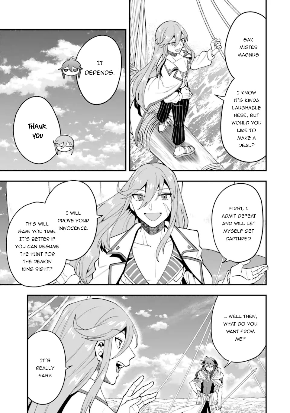 Kouryakuhon o Kushi Suru Saikyou no Mahoutsukai ~ meirei sa sero to wa Iwa Senai Oreryuu Mao Tobatsu Saizen Ruuto ~ chapter 40.2 page 11